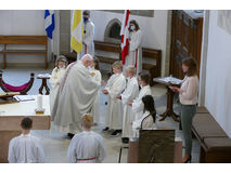 Feier der 1. Heiligen Kommunion in Sankt Crescentius (Foto: Karl-Franz Thiede)